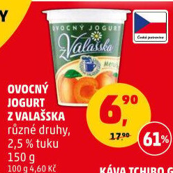 Jogurt ovocný z Valašska Mlékárna Valašské Meziříčí
