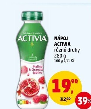 Jogurtový nápoj Activia Danone