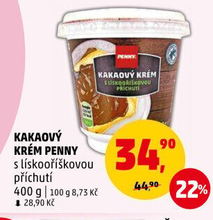 Kakaový krém Penny