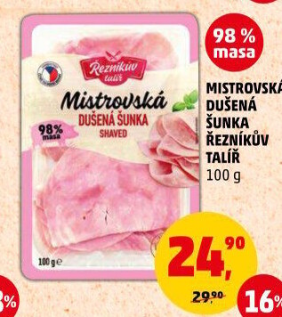 Mistrovská dušená šunka Řezníkův talíř