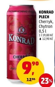 Nealkoholické pivo ochucené Konrad