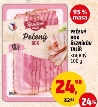 Pečený bok Řezníkův talíř