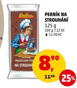 Perník na strouhání Dubea