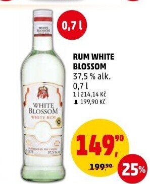 Rum bílý White Blossom Pabst &amp