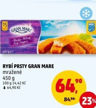 Rybí prsty mražené Gran Mare