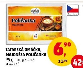 Tatarská omáčka Agricol