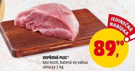 Vepřová plec bez kosti