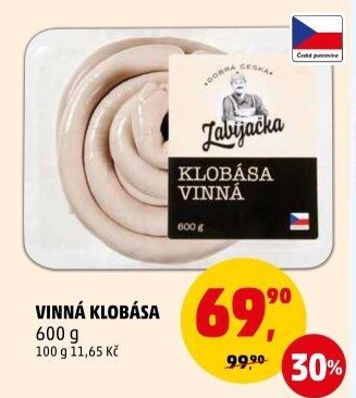 Vinná klobása Dobrá česká Zabijačka