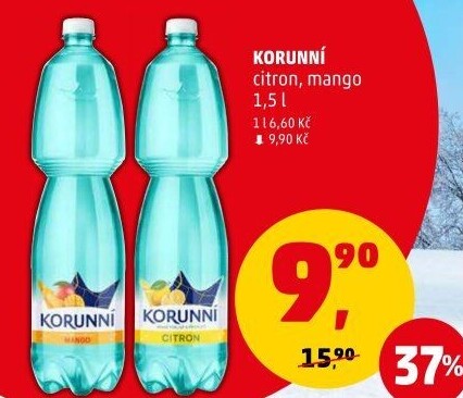 Voda ochucená Korunní