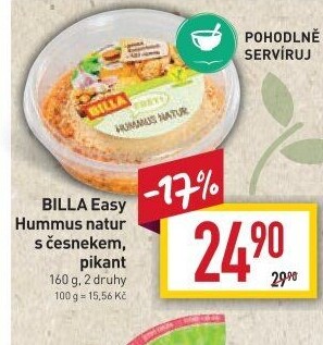 Hummus pikant Easy Billa