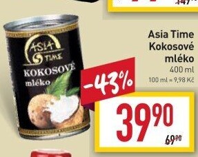 Kokosové mléko Asia Time