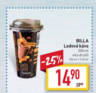 Ledová káva Billa