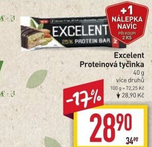 Proteinová tyčinka Excelent Nutrend