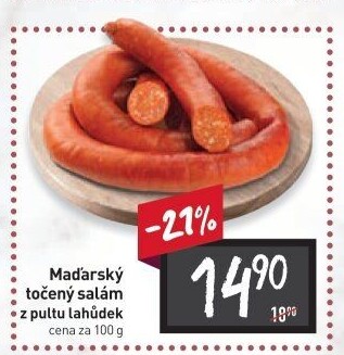 Salám maďarský točený