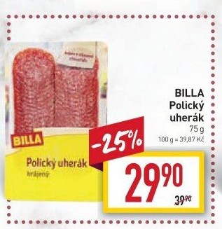 Salám Uherák polický Billa