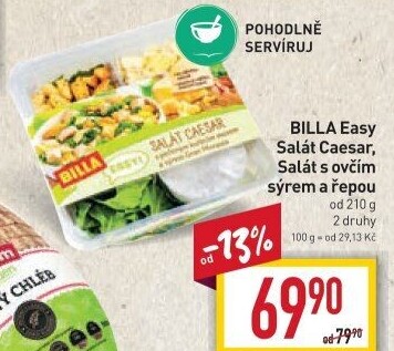 Salát Caesar Easy Billa