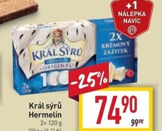 Sýr Hermelín Král sýrů
