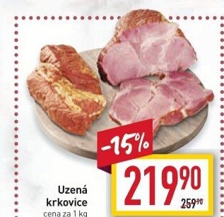 Uzená krkovice