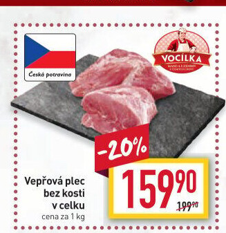 Vepřová plec bez kosti Vocílka