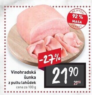 Vinohradská šunka nejvyšší jakosti