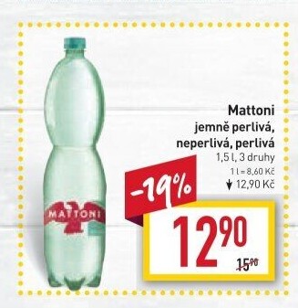 Ochucená voda Mattoni