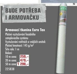 Armovací tkanina Euro Tex Den Braven