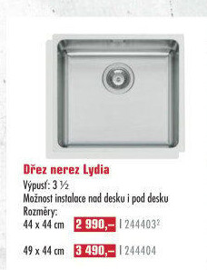 Dřez Lydia