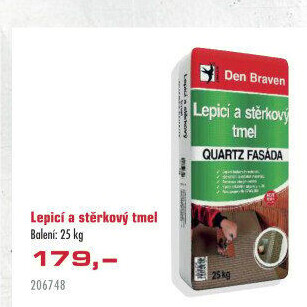 Lepicí a stěrkový tmel Quartz Fasáda Den Braven