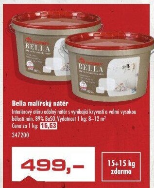 Malířský nátěr Bella Uni Hobby