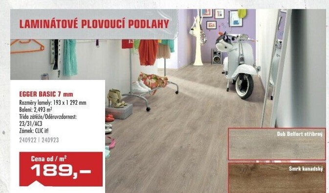 Plovoucí podlaha Egger - UNI HOBBY akcniletaky.com