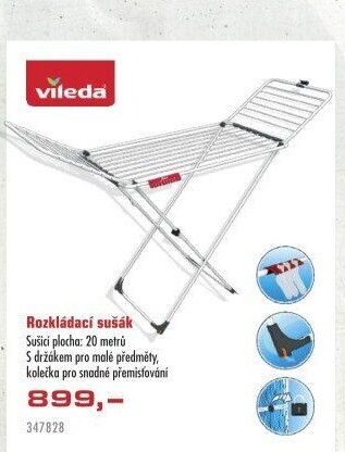 Sušák na prádlo Vileda Extra