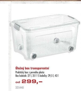 Úložný box s víkem