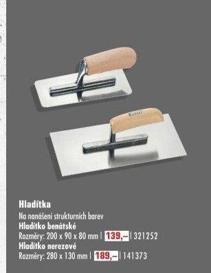 Zednické hladítko