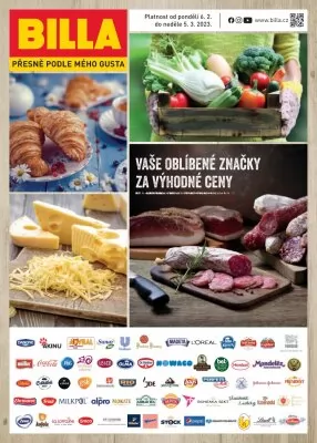 akční leták BILLA 6.2.2023-5.3.2023