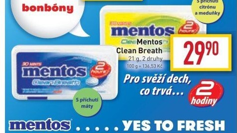 Bonbony Clean Breath Mentos