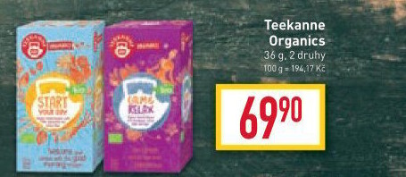 Čaje Organics Teekanne