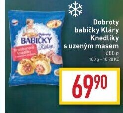 Knedlíky bramborové s uzeným masem mražené Dobroty babičky Kláry