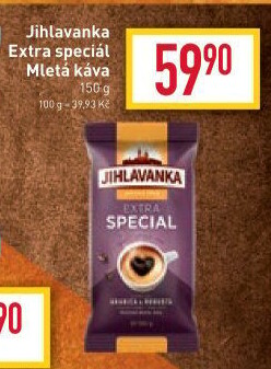 Mletá káva extra speciál Jihlavanka