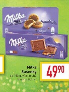 Sušenky Milka