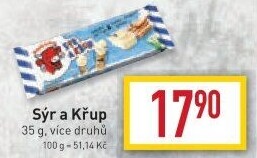Sýr a křup Veselá kráva
