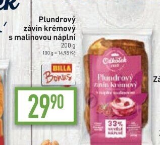 Závin plundrový s náplní Odkolek