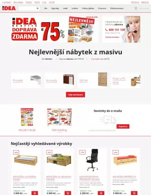akční leták IDEA nábytek 7.2.2023-13.2.2023