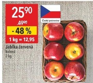 Jablka červená