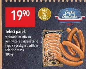 Párky s telecím masem Globus