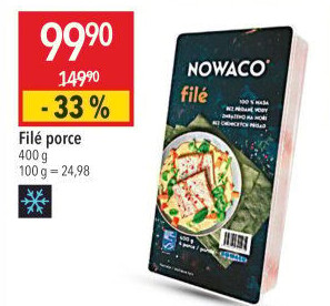 Rybí filé mražené Nowaco