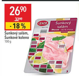 Salám šunkový LE&amp