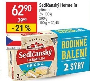 Sýr Hermelín Sedlčanský