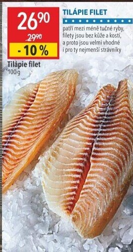 Tilápie filety