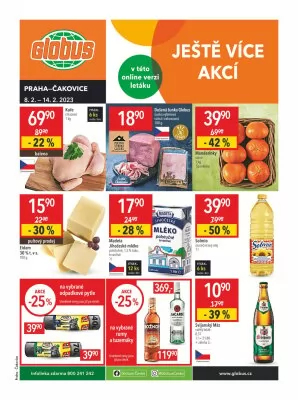 akční leták Globus 8.2.2023-14.2.2023