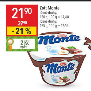 Dezert Monte Zott